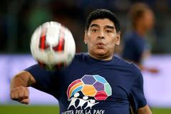 Maradona při exhibici