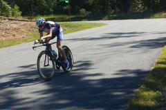 Martina Sáblíková na kole 2015