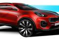 Kia Sportage 2016 - kresba čelní