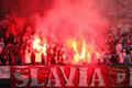 SL, Sparta-Slavia: fanoušci Slavie