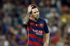 Lionel Messi během španělského Superpoháru proti Athleticu Bilbao