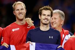 Andy Murray slaví postup do finále Davis Cupu