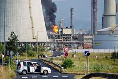 Požár v chemičce Litvínov