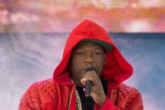 50 Cent performs on Good Morning America's Summer Concert Series in New York City's Central Park