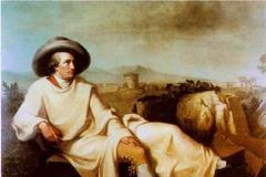 goethe ležící spící