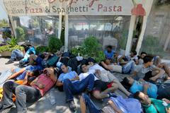 Řecko - ostrov Kos - uprchlíci