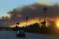 USA - Kalifornie - požár