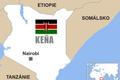 Keňa, mapa
