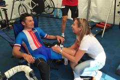 Handicapovaný cyklistika Jiří Ježek