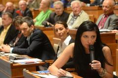 Podnikatelka Petra Fenclová na konferenci ODS k elektronické evidenci tržeb