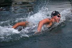 Američanka Haley Danita Andersonová na MS v plavání v Barceloně 2013