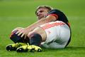 fotbal, Liga mistrů 2015/2016, Eindhoven - Manchester United, Luke Shaw, faul a zranění