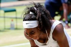 Serena Williamsová ve finále Wimbledonu 2015