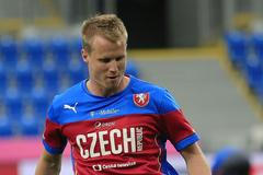Trénink české fotbalové reprezentace v Plzni: David Limberský