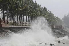 Tajfun. Ilustrační foto