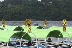 Koupání na Slapech po povodních