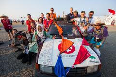 Skauti dojeli Škodou 120L do Japonska