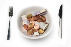 Peníze, koruny, mince, bankovky