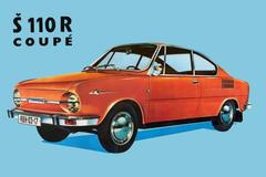 Škoda 110 R - kresba