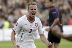 Lotyšsko-ČR: David Limberský slaví gól