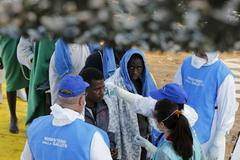 Cesta do Evropy - Itálie - uprchlíci - Catania