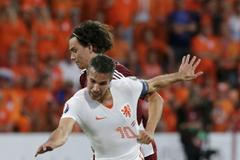 Robin van Persie v kvalifikaci na Euro 2016