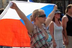 Demonstrace proti migraci