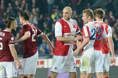 Hádka Karel Piták vs. Lukáš Vácha po derby 2015