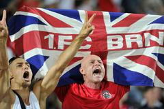 SL, Brno-Slavia: fanoušci Zbrojovky