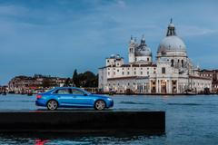 Audi A4 - Benátky - pohlednice