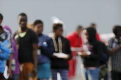 Cesta do Evropy - Itálie - uprchlíci - Catania