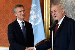 Zeman a Stoltenberg