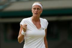 Petra Kvitová ve druhém kole Wimbledonu 2015