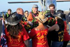 Pilots André Borschberg na Havaji