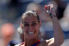 Italka Flavia Pennettaová na tenisovém US Open 2013