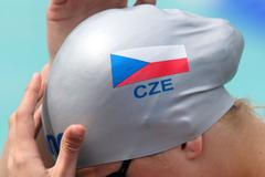 Anna Kolářová na MČR v plavání 2014