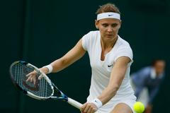 Lucie Šafářová na Wimbledonu 2015