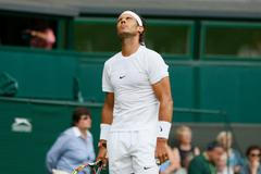 Rafael Nadal ve druhém kole na Wimbledonu 2015