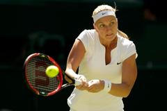 Petra Kvitová v prvním kole Wimbledonu 2015