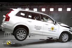 Crash test EuroNCAP Volvo XC-90 (2015)