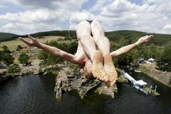 Skok do lomu v Hříměždicích