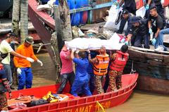 Malajsie - lodní neštěstí - záchranáři