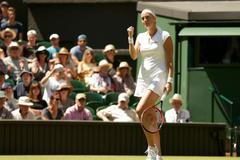 Petra Kvitová v prvním kole Wimbledonu 2015