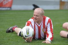 David Novotný při fotbalové exhibici