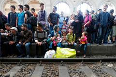 Uprchlíci zaplavili nádraží Keleti