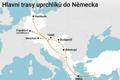 Trasy uprchlíků do Německa