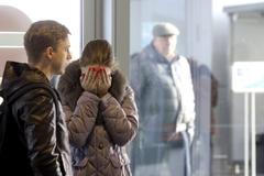 Příbuzní pasažérů z ruského airbusu.