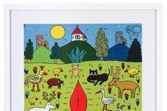 Ringo Čech namaloval Zemanův předvolební mítink. Metál si zaslouží!