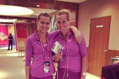 Petra Kvitová a Lucie Šafářová na Turnaji mistryň