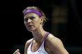 Lucie Šafářová na Turnaji mistryň v duelu s Muguruzaovou